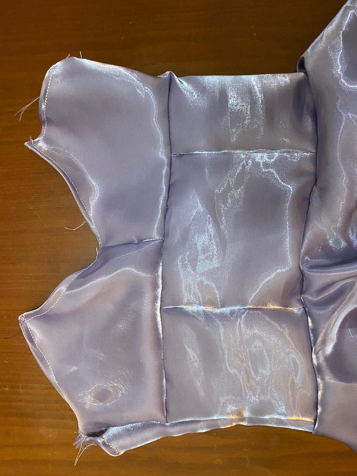 Parlak Mor V Yakalı Kolsuz Kız Elbisesi - Görsel 4