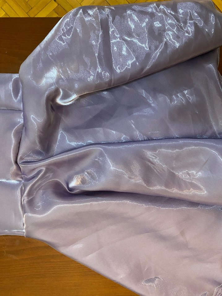 Parlak Mor V Yakalı Kolsuz Kız Elbisesi - Görsel 5