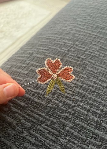 2 adet fiyatıdır Bohem Yonca  yazma ve havlu kenarı motif - Görsel 5