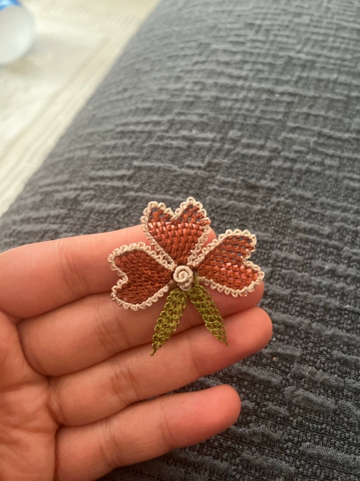 2 adet fiyatıdır Bohem Yonca  yazma ve havlu kenarı motif - Görsel 3