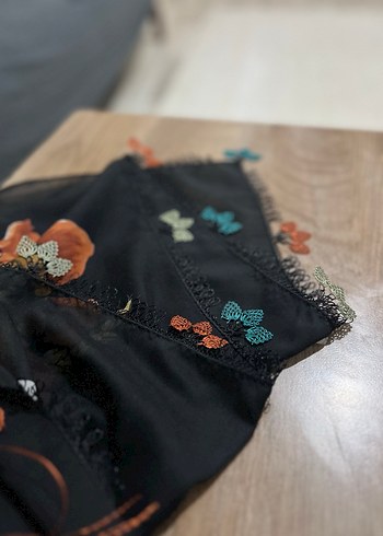 Zincir Detaylı Çok Renkli Bohem Kadın  tilbenti - Görsel 3