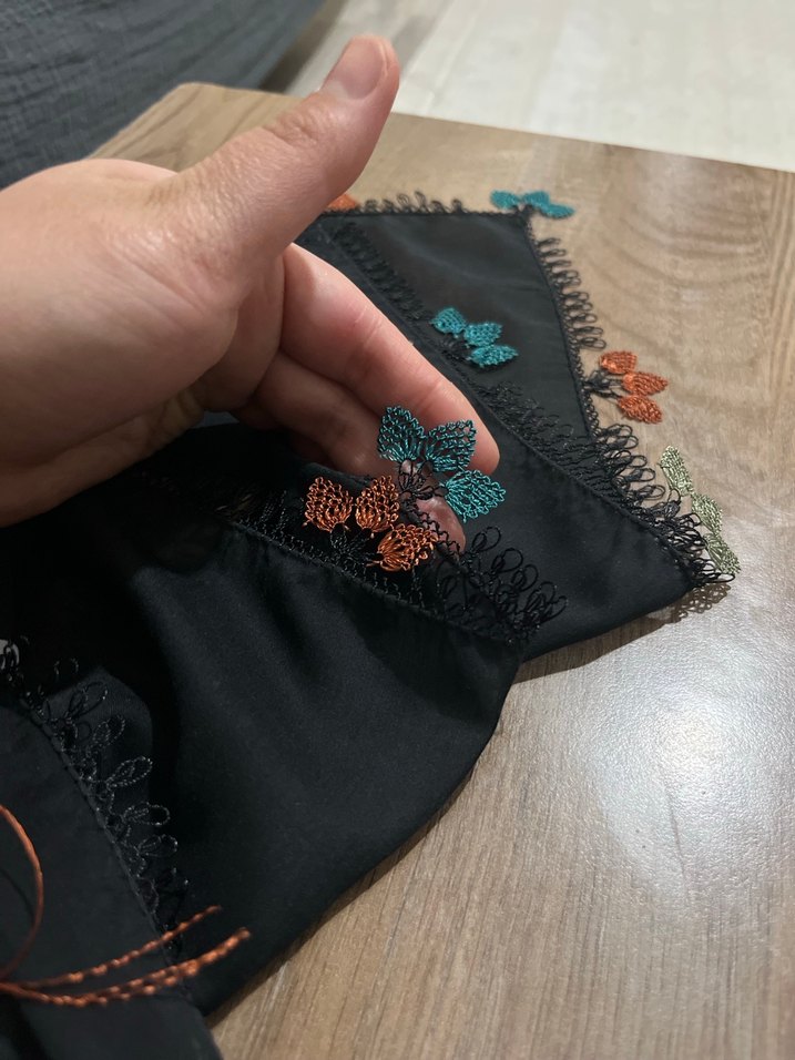 Zincir Detaylı Çok Renkli Bohem Kadın  tilbenti - Görsel 2