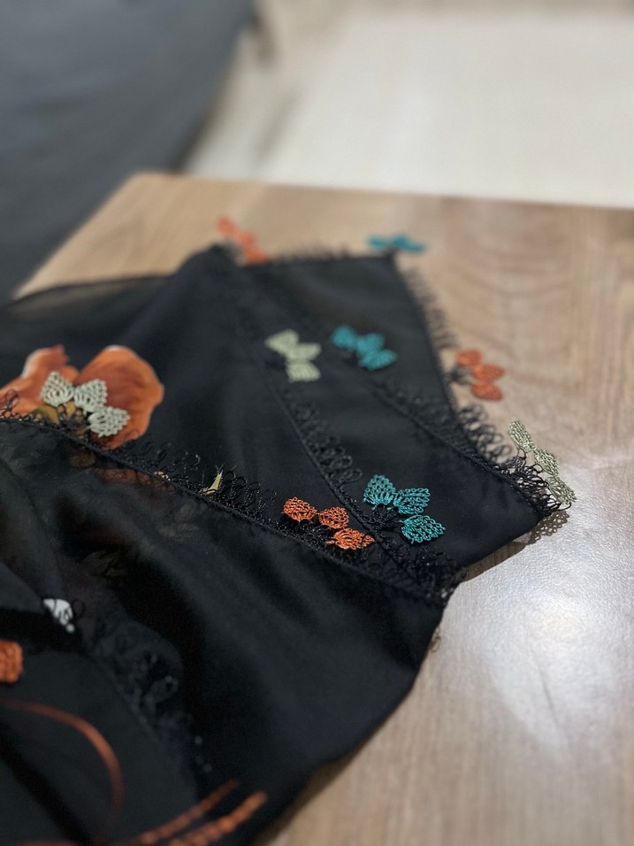 Zincir Detaylı Çok Renkli Bohem Kadın  tilbenti - Görsel 3