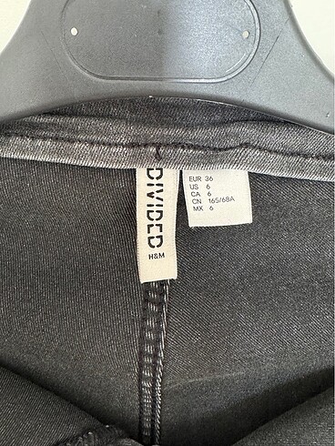 36 Beden gri Renk H&M kot pantolon