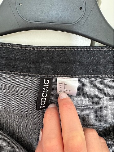 36 Beden siyah Renk H&M kot pantolon