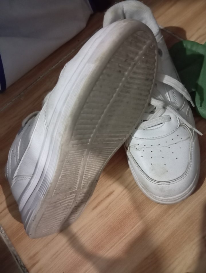 Beyaz Bağcıklı Kadın Spor Ayakkabı - Görsel 2