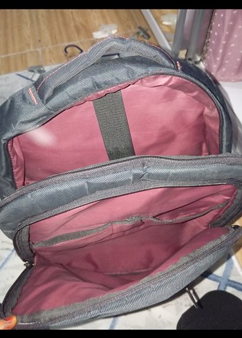 Siyah Baskılı Erkek Sırt Çantası - Görsel 2