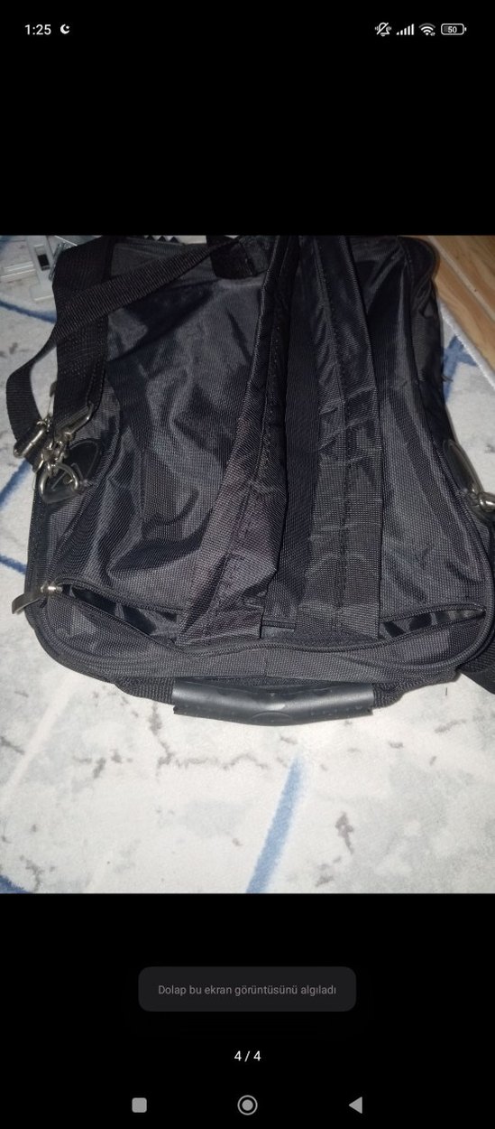 Siyah Minimalist Erkek Sırt Çantası - Görsel 3