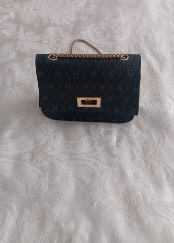 Zincir Detaylı Siyah Kadın Çanta - Görsel 2