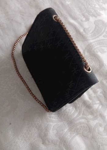 Zincir Detaylı Siyah Kadın Çanta - Görsel 4