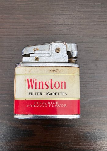 diğer Beden kahverengi Renk Vintage Metal Mini Çakmak Seti