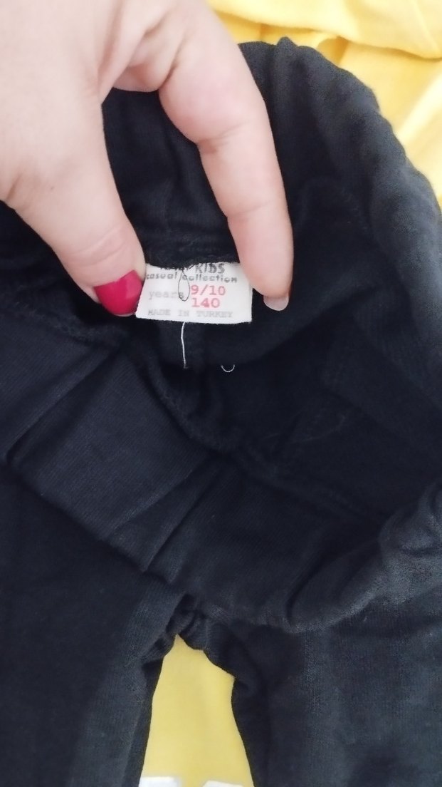 Sarı Kapüşonlu Kız Sweatshirt - Görsel 3