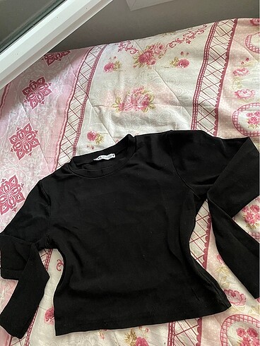 Zara zara uzun kollu crop