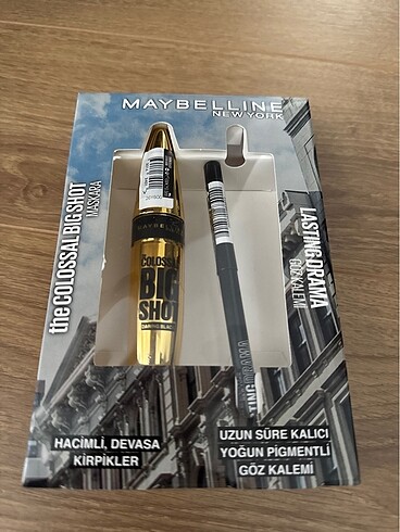 maybelline new york göz kalemi ve maskara
