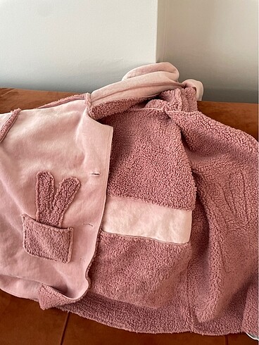 s Beden pembe Renk Pembe polar mont