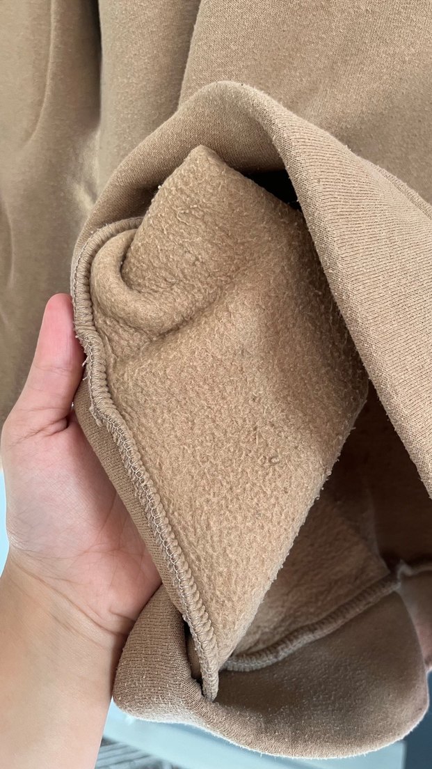 Nike Kadın Kahverengi Süet Sweatshirt - Görsel 3