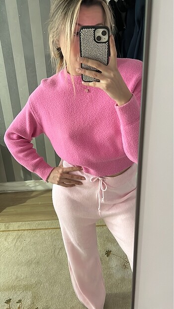 bershka crop kazak