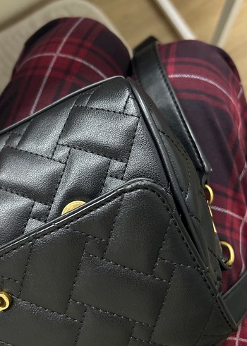 Siyah Deri Guess Kadın Çanta - Görsel 9