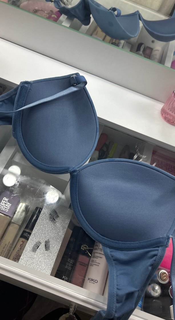 Mavi Puantiyeli Spor Sütyen - Görsel 3