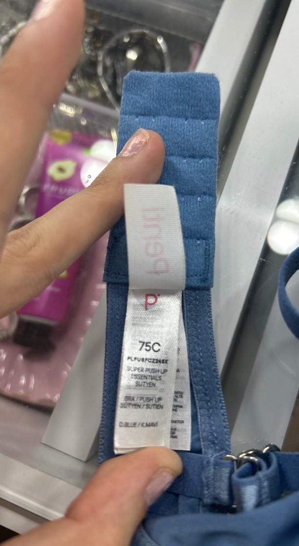 Mavi Puantiyeli Spor Sütyen - Görsel 4