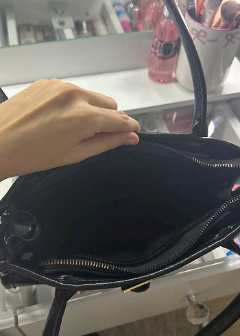 Siyah deri çanta - Görsel 5