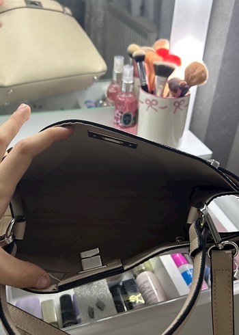 bej stradivarius çanta - Görsel 3