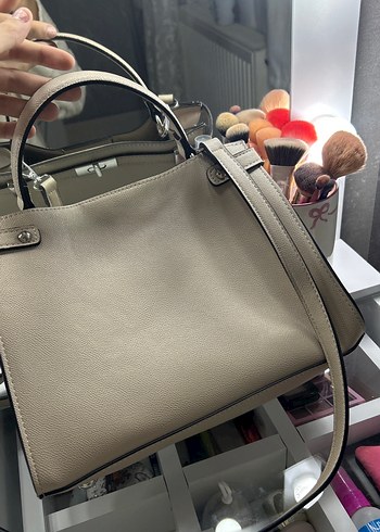 bej stradivarius çanta - Görsel 2