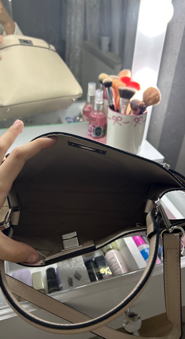 bej stradivarius çanta - Görsel 3