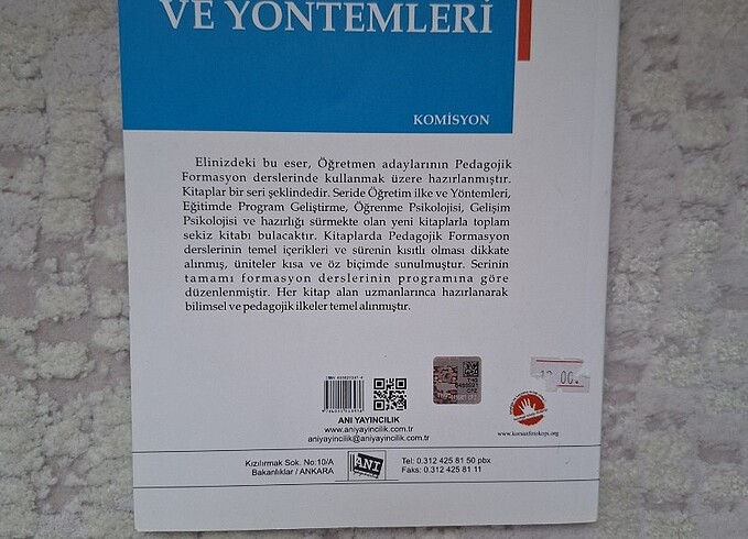 Öğretim ilke ve yöntemleri