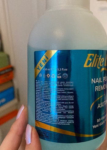 Diğer Elite Lady Asetonlu Oje Temizleyici 85 Vitaminli