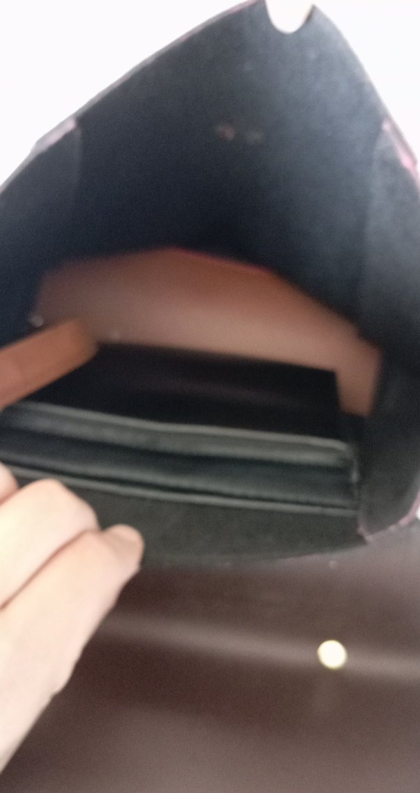 Kahverengi Deri Tokalı Kadın Çanta - Görsel 4