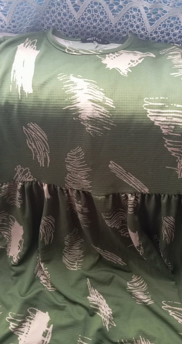 Yeşil Bohem Uzun tunik - Görsel 2