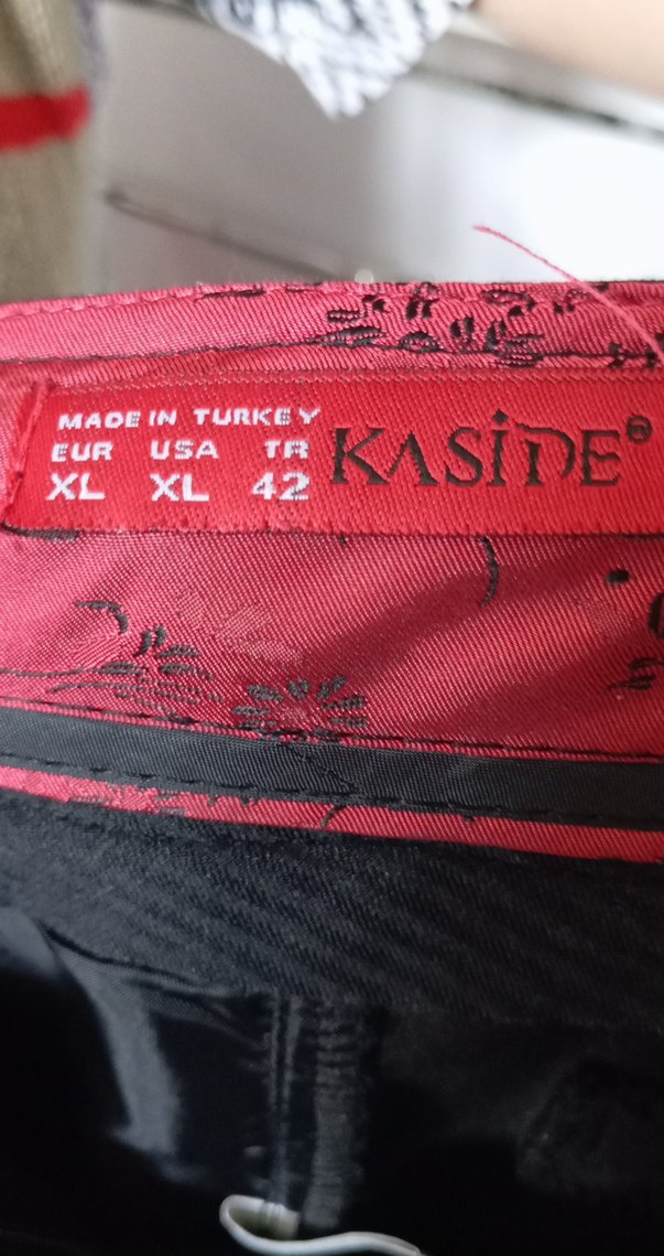 Siyah Kemerli Kadın Kumaş Pantolon - Görsel 3