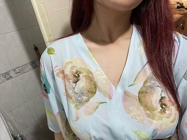 m Beden Crop gomlek