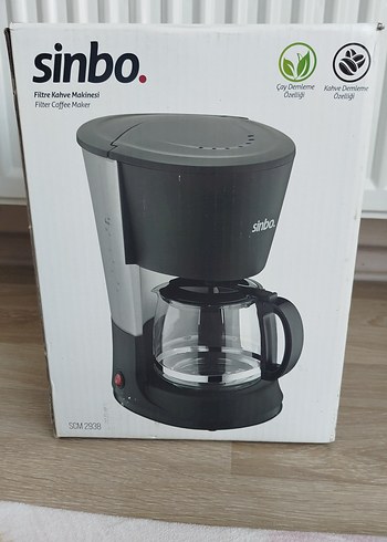 Sinbo Siyah Filtre Kahve Makinesi SCM2938