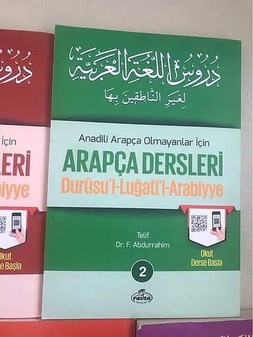 Beden arapça ders kitapları