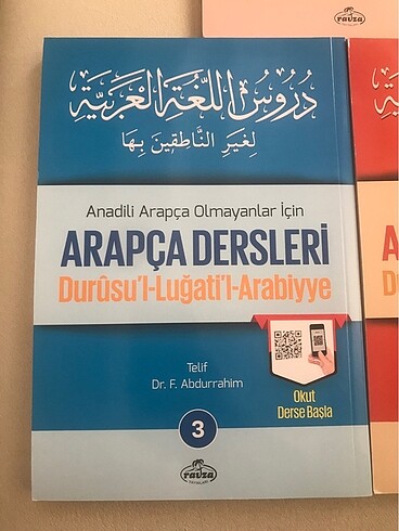 Beden Renk arapça ders kitapları