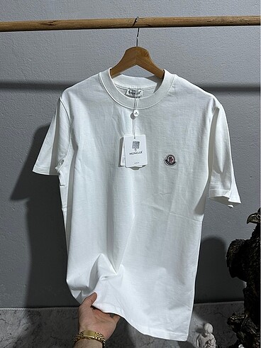 Moncler Beyaz Moncler t-shirt