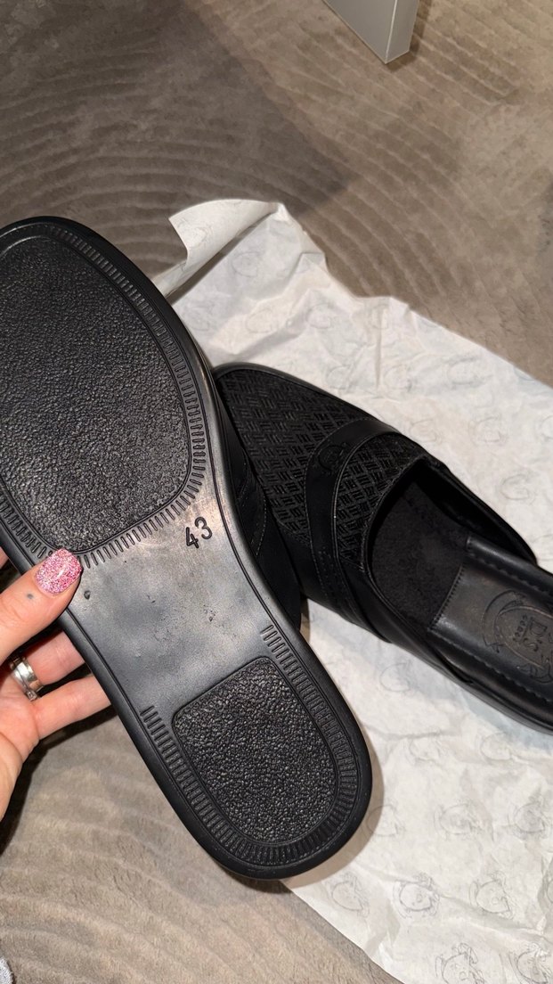 DS DAMAT Klasik Siyah Ev Terliği - Görsel 3