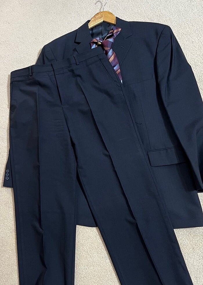 Erkek Lacivert Takım Elbise - Görsel 4