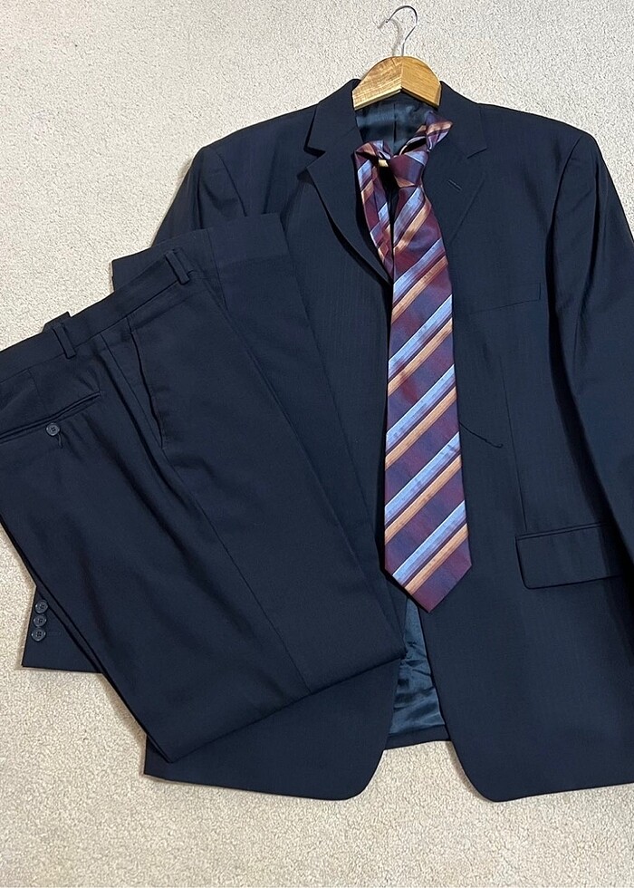 Erkek Lacivert Takım Elbise - Görsel 2