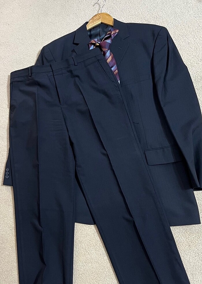 Erkek Lacivert Takım Elbise - Görsel 5