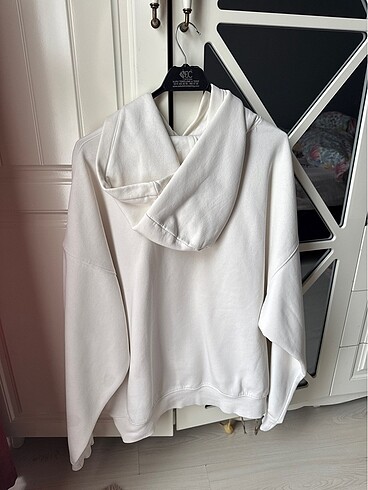 universal Beden beyaz Renk oversize HM sweat