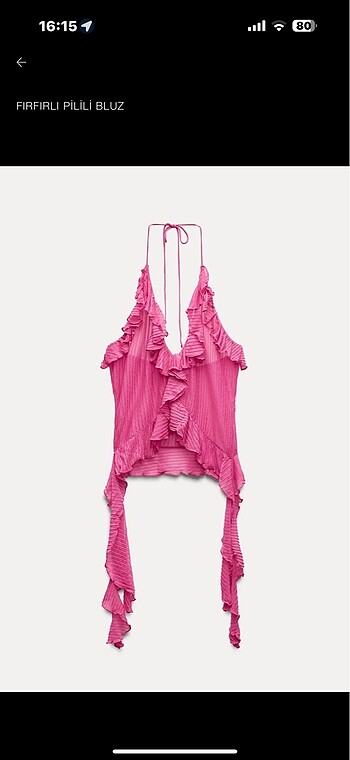 ZARA BLUZ (ETİKETLİ)