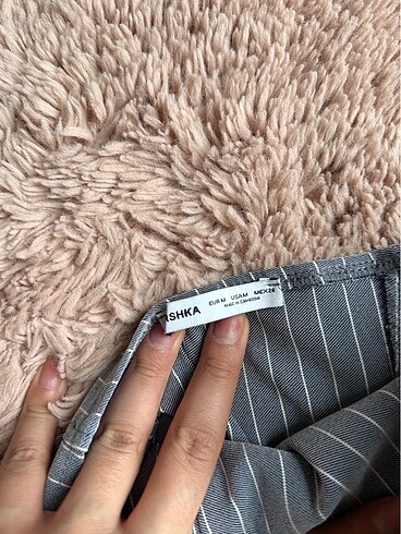 m Beden bershka straplez elbise (mini)