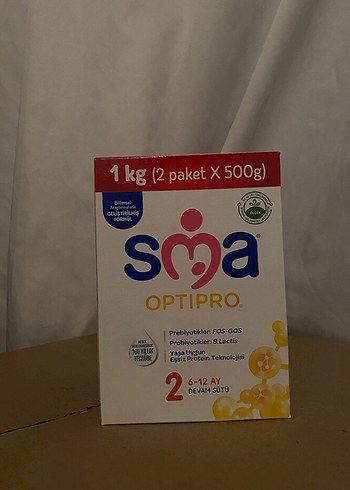 SMA Optipro Devam Sütü 6-12 Ay 1 kg
