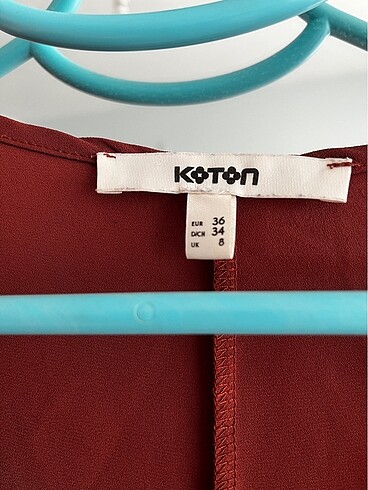 s Beden Koton Kiremit Bluz