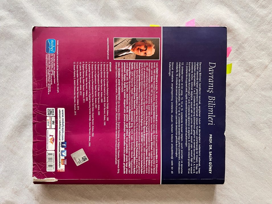 Davranış Bilimleri - Prof. Dr. Salih Güney - Görsel 2