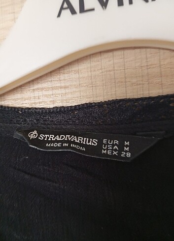 Stradivarius M beden siyah elbise