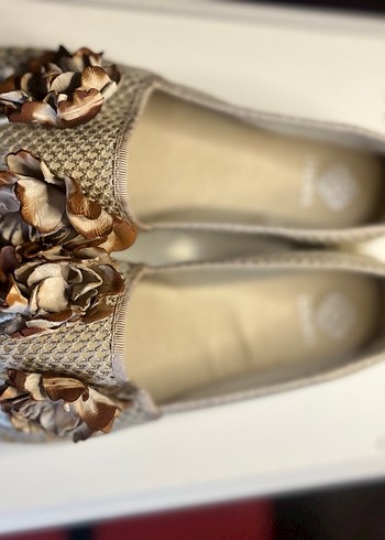 Vizon Kadın Çiçek Aksesuarlı Espadril - Görsel 8